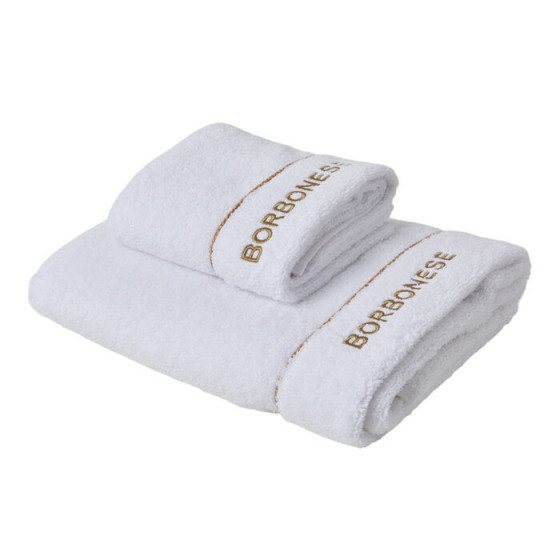 Asciugamano Borbonese Set 1+1 Bianco