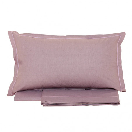 Completo Letto Matrimoniale Colors variante 'Malva'