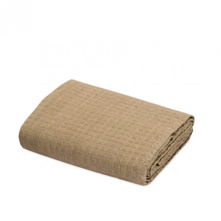 QUILT RASO MATRIMONIALE BORBONESE 'MINIMAL MARRONE'