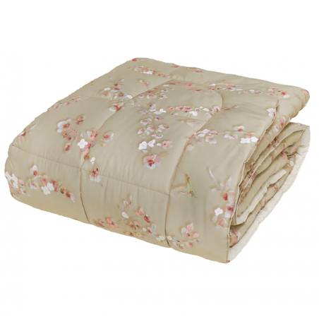 COPRILETTO TRAPUNTATO MATRIMONIALE ALMOND BEIGE