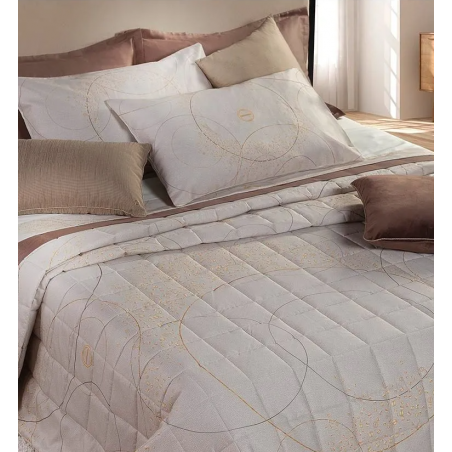 TRAPUNTINO MATRIMONIALE  KARMA BEIGE
