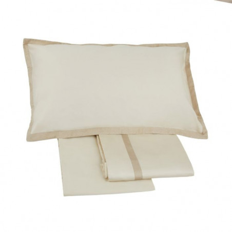 COMPLETO LETTO RASO MATRIMONIALE BORBONESE MINIMAL CORDA
